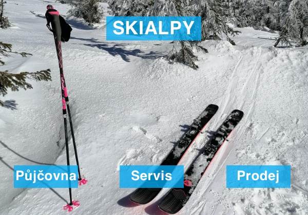 Vyzkoušejte skialpinismus a přijďte si k nám půjčit vybavení.