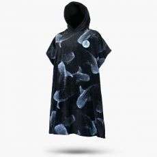 Poncho Sooruz   Chasm cotton Black