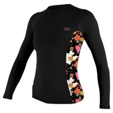 Lycra O'Neill Wms Side Print L/S Rash Guard