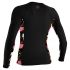 Lycra O'Neill Wms Side Print L/S Rash Guard