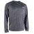 Mens rashguard ION Wetshirt LS Distorted-Grey dlouhy rukav
