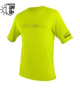 Pánská lycra O'Neill Basic Skins S/S Sun Shirt Lime