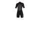 Neoprén Mystic Brand Shorty 3/2mm Flatlock Bzip Women, Black