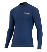 Pánské volné lycrové triko ProLimit s dlouhým rukávem modré