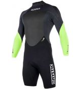 Neoprén Star Longarm Shorty 3/2mm Double Bzip Lime