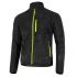 pánská mikina Etape Warmer, antracit/žlutá fluo
