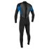 Neopren O'Neill Reactor II 3/2 Back Zip Full black/ocean