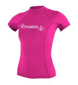 Lycra O'Neill Wms Basic Skins S/S Rash Guard fox pink  2026
