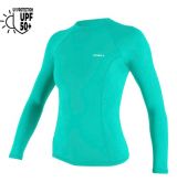 Lycra O'Neill Wms Basic Skins L/S Rash Guard holiday
