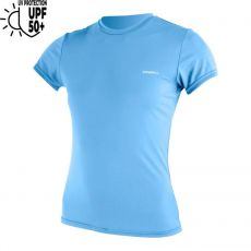 Lycra O'Neill Wms Basic Skins S/S Rash Guard Azurine