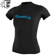 Lycra O'Neill Wms Basic Skins S/S Rash Guard Azurine copy copy