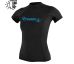 Lycra O'Neill Wms Basic Skins S/S Rash Guard Azurine copy copy