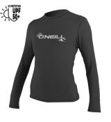 Lycra O'Neill Wms Basic Skins L/S Rash Guard black