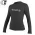 Lycra O'Neill Wms Basic Skins L/S Rash Guard black